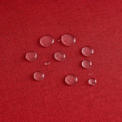 NLMUVW Red Linen Tablecloth Round, Water Resistant Textured Table Cloth Christmas Table Cover for Kitchen Dining Coffee Patry, 36 Inch