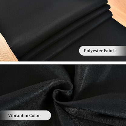 Farmhouse Black Table Runner Dining Table Runners 90 Inches Long Coffee Table Runner for Dresser Living Room Bedroom Holiday Party Banquet 12X90 Inch