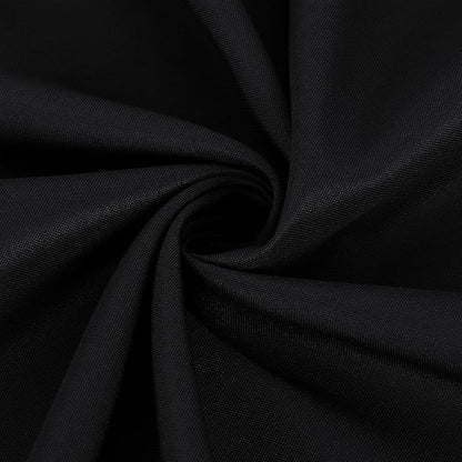 Fitable Black Tablecloths for Rectangle Tables, 6 Pack - 70 x 120 Inches - Reusable and Washable Table Clothes for 6-8 Ft Tables, Polyester Fabric Table Covers for Wedding, Party, Banquet