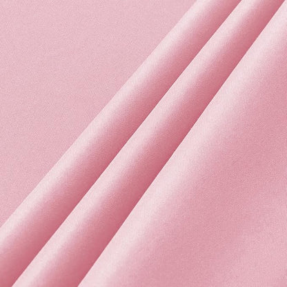 sancua 6 Pack Pink Tablecloth 60 x 102 Inch, Rectangle Table Cloth for 6 Feet Tables - Stain and Wrinkle Resistant Washable Polyester Table Cover for Dining Tables, Buffet Parties and Camping