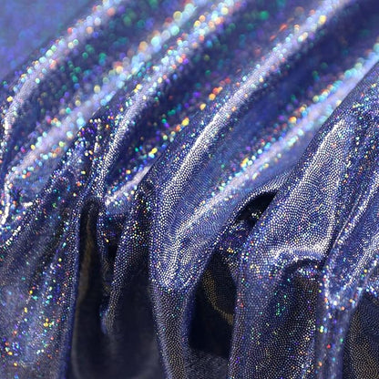 Fitable Sequin Tablecloth for Parties 60x84 Inch - Sparkle Glitter Table Cloth Laser Rectangle Overlay for Wedding Baby Shower Ceremony Birthday Holiday Banquet, Dark Blue