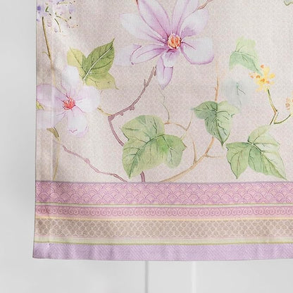 Maison d' Hermine Table Runner 100% Cotton Single Layer Table Runners 72 inches Long Decorative for Home Kitchen Dining Party Wedding Bridal Shower Spring Summer (Magnolia Mornings, 14.50" x 72")