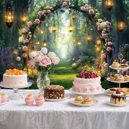 15x10ft Purple Flower Wedding Photography Backdrop Lavender Floral Wedding Bridal Photography Backdrop Anniversary Birthday Baby Shower Girl Party Banner Photo Booth Props Background Wall Decor