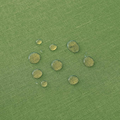 NLMUVW Round Table Cloth 48 Inch, Olive Green Small Tablecloth Linen Farmhouse Table Cover or Kitchen Dining Coffee Spring Decor