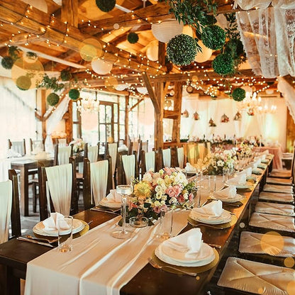 50 Pieces Gold Glitter Paper Place Mats Sparkle 14'' Round Disposable Table Mats Golden Sequin Doilies Decorative Placemats for Wedding Banquet Party Home Dining Tableware