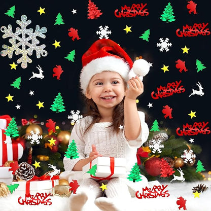 MARFOREVER Christmas Glitter Confetti, Merry Christmas Table Decorations Metallic Foil Confetti Sequins Xmas Snowflake Santa Claus Tree Elk Scatter Sprinkles for Xmas Winter Party Supplies
