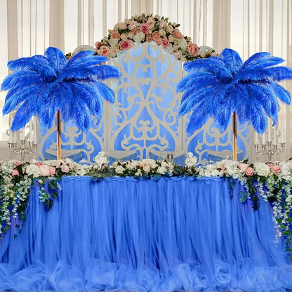 80 Pcs Large Natural Ostrich Feathers Plumes 14-16 Inch Bulk for DIY Crafts Wedding Party Centerpiece Vase
