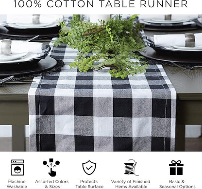 DII Woven Basic Tabletop Collection, Chevron Table Runner, 15x72, Nautical Blue