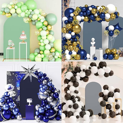 Wedding Arch Covers Arch Backdrop Cover Arch Stand Covers 7.2FT 6.6FT 6FT Set of 3 Arch Cover Spandex Fabric Stretchy Backdrop for Wedding Birthday Party Decoration Baby Shower (Dusty Blue)