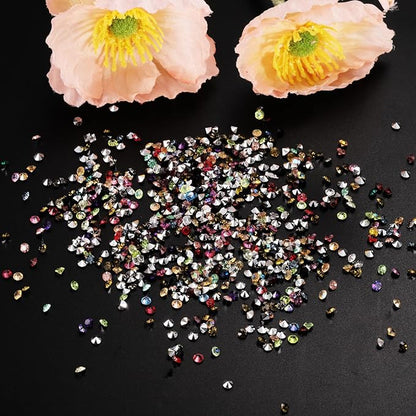 PATIKIL 14000Pcs Wedding Table Scatter Confetti Crystals 3mm Acrylic Diamonds Vase Fillers Gems for Table Centerpiece Decorations Bridal Shower Party, Purple AB