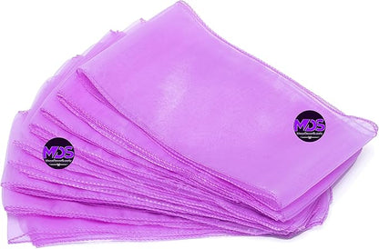 MDS Pack of 150 PCS Organza Chair Sashes Wider Dining Chair Bows Ribbon Tie Back for Wedding Party Birthday Bridal Shower Reception Event Banquet Home Chair Cover Decoration - Light Purple