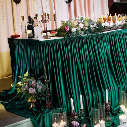 10 x 7 Feet Lake Green Backdrop Curtain for Partie, Background Curtains for Photoshoot, Birthday, Wedding, Halloween, Thanksgiving, Christmas, New Year Party Decorations 5Ft x 7Ft, 2 Panels