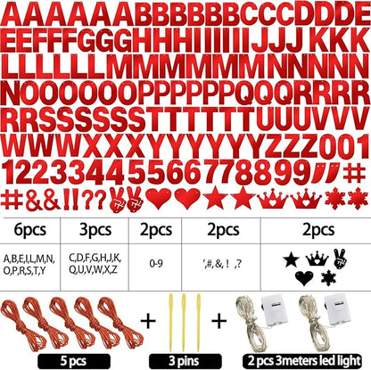 167Pcs DIY Glitter Customizable Banner Kit Custom Banner Happy Birthday DIY Letter Banners Happy New Year Personalized Banners Christmas Baby Shower Birthday Party Decorations Supplies(Shiny Red）