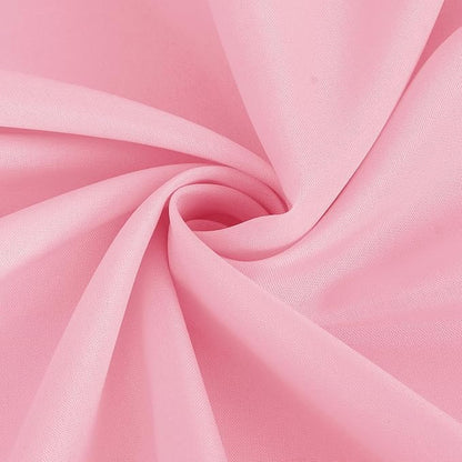 Fitable Pink Rectangle Tablecloths for 6 Foot Tables, 6 Pack - 70 x 108 Inches - Stain Resistant and Washable Table Clothes, Polyester Fabric Table Covers for Wedding, Party, Banquet, Buffect
