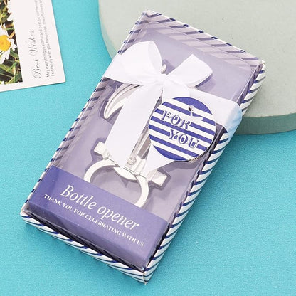 24 PCS Nautical Themed Anchor Party Favors Beer Bottle Opener Party Souvenirs with Exquisite Packaging for Wedding Party Favors Gift & Decorations Bridal Shower Party Souvenirs (Anchor, 24)