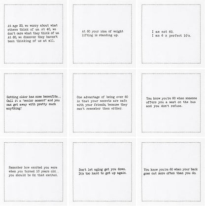 Five Star Napkins 60th Birthday Quotes White Cotton Cocktail Napkins, Beverage Napkins, Bar Napkins, Cloth Napkins, Party Napkins, Events, Holidays, Weddings, Birthdays, Disposable, 4.5" x 4.5"- (50x)