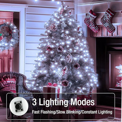 6 Pack Fairy Lights Battery Operated - 7ft 20 Led Twinkle Lights 3 Modes, Bulk Mini String Lights Waterproof for Mason Jars Vases DIY Party Wedding Decoration Christmas -Cool White