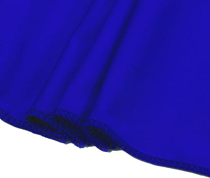 MDS Pack of 200 Spandex Chair Sashes Bows Elastic Stretch Dining Chair Bands Ties Without Slider Buckle Universal fits for Wedding Baby Shower Birthday Party Banquet Event Decoration - Royal Blue