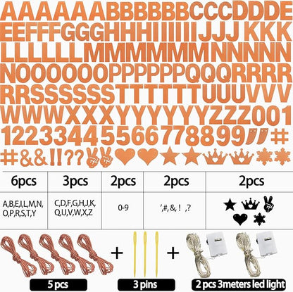 167Pcs DIY Glitter Customizable Banner Kit Custom Banners DIY Happy Birthday Letter Banners Personalized Banner Decor for Easter Day Christmas Baby Shower Birthday Party Decorations(Glitter Orange)