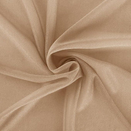Nude Wedding Arch Draping Fabric 2 Panels 29" x 20 FT Coffee Drapes for Backdrop Sheer Curtains Wedding Drapes for Romantic Bridal Baby Shower Ceremony Birthday Party Fall Outdoor Events