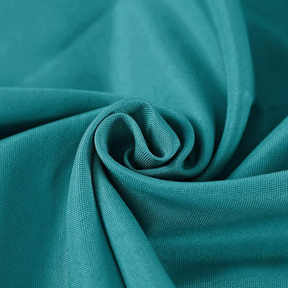 Rectangle Tablecloth 60x120 inch Washable Polyester Fabric Table Cloth for Wedding Party Dining Banquet Decoration（60x120, Teal）