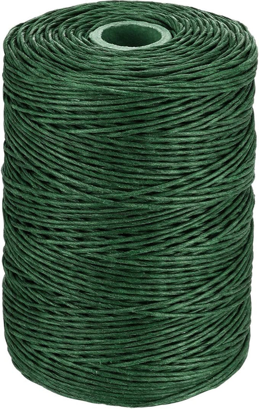 Syhood Floral Vine Bind Wire Rustic Wrapping Wire for Flower Bouquets(Deep Green)