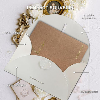 Wedding Vow Books His and Hers, Wedding Registry Gifts Ideas for Bride & Groom,Wedding Essentials