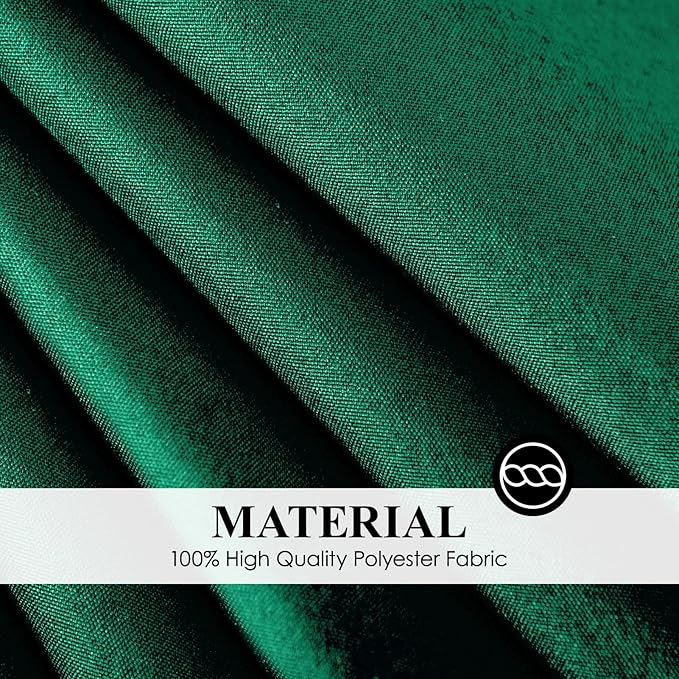 Round Tablecloth 120 Inch 6 Pack Dark Green Tablecloths Washable Decorative Linen Polyester Table Clothes Cover for Dining Table Banquets Buffet Parties and Wedding