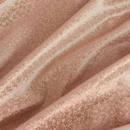 Fitable Rose Gold Sequin Tablecloth for Parties - 2 Pack, 60x102 Inch - Sparkle Glitter Rectangle Tablecloth for 8 Foot Tables, Party Table Overlays for Wedding Baby Shower Photography