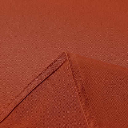 sancua 2 Pack Fall Tablecloth 60 x 102 Inch Rust, Rectangle Thanksgiving Burnt Orange Table Cloth for 6 Feet Tables - Stain and Wrinkle Resistant Washable Polyester Table Cover for Dining Parties
