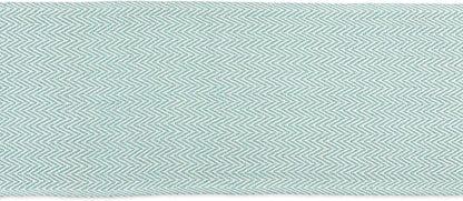 DII Woven Basic Tabletop Collection Chevron Table Runner, 15x72, Aqua