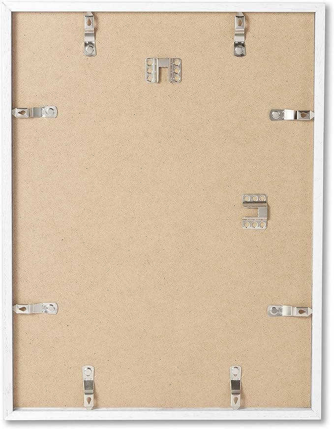 Opposite Wall - 11x17 in - White Solid Oak Wood Picture Frame - Lightweight, Versatile & Shatterproof - Wall Hanging Poster or Photo Frame - Wall Decor for Office, Gallery & Home