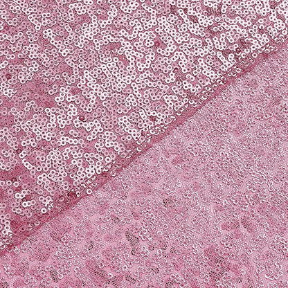 Sugargirl Pink Sequin Backdrop Curtain 2 Panels 2FTx8FT Glitter Pink Background Drapes Sparkle Photography Backdrop for Party Wedding Birthday Wall Decoration