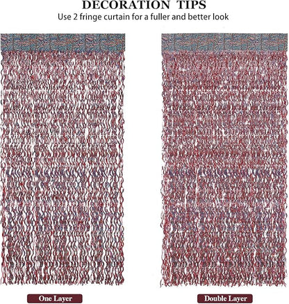 3 Pack 3.3 ft x 6.6 ft Tinsel Curtain -CYLMFC Rose Gold Birthday Backdrop Background for Wedding Graduation Engagement Party Backdrop Decor