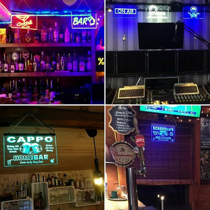 ADVPRO Personalized Your Name Custom Home Bar Beer Established Year Single Color LED Neon Sign 16 x 12 Inches st4s43-p11-tm-o