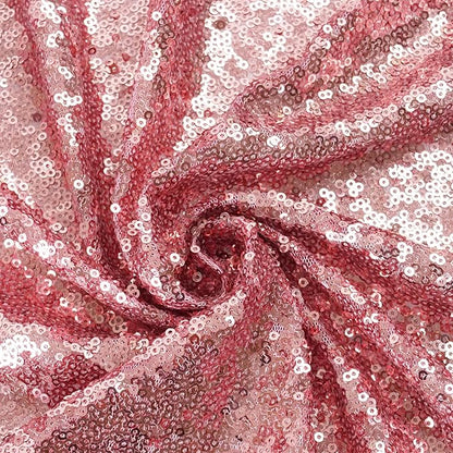 Eternal Beauty Fuchsia Pink Sequin Backdrop, 20x10 Ft Glitter Background Curtains for Shimmer Photography Party Wedding Birthday Back Drop Decor
