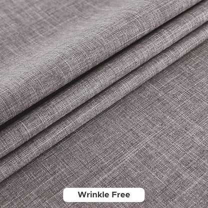 Fitable Faux Linen Tablecloths for Rectangle Tables: Water & Stain Resistant Farmhouse Table Cloth, Washable Burlap Textured Table Covers for Kitchen Dining Party(2 Pack, 52x70 Inch, Stone)