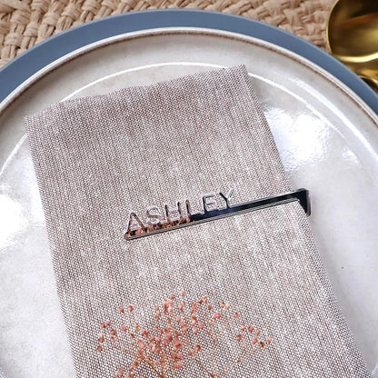 Napkin Name Tags, Personalized Napkin Rings, Wedding Name Cards, Wooden Names, Birthday Acrylic Name Plate Tag