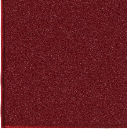 Sweet Home Stores SH Non-Slip Solid Rubberback Indoor Runner Rug for Kitchen, Hallways, Bathroom, Entrance, Bedroom, 2'7" x 12', Red