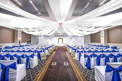 6 Panel White Wedding Drapes, 5ftx10ft Cheesecloth Sheer Fabric Curtains for Wedding Arch, Romantic Ceiling Decorations
