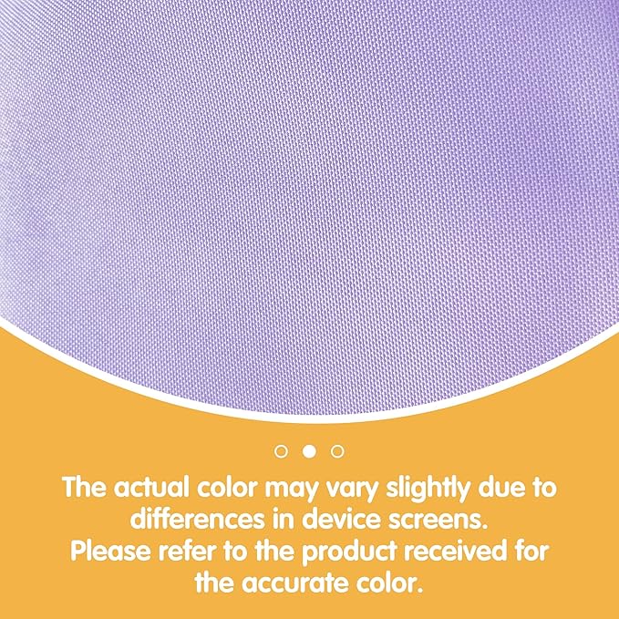 BRILLMAX 4 Pack Lavender Round Tablecloths 132 Inch - Circle Bulk Linen Polyester Fabric Washable Table Cloth Cover for Wedding Reception Banquet Birthday Party Buffet Restaurant