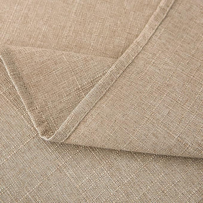 NLMUVW Round Linen Table Cloth 48 Inch, Burlap Tablecloth Textured Water Resistant Farmhouse Rustic Table Cover Decorative for Dining Kitchen Café