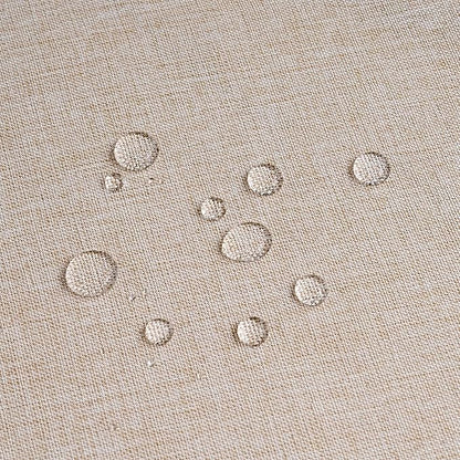 NLMUVW Round Linen Tablecloth 36 Inch, Oatmeal Small Table Cloth Rustic Water Resistant Farmhouse Table Cover for Kitchen Dining Party Coffee