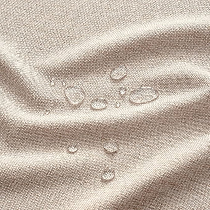 MIULEE Natural-Black Linen Tablecloth 60x84 Inch Rectangle Table Cloth Waterproof,Stain Resistant & Wrinkle Resistant for Dining Party Wedding