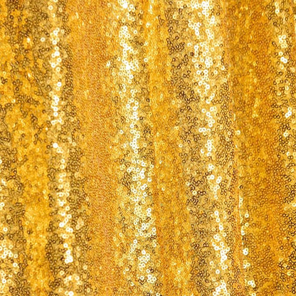 JYFLZQ Gold Sequin Backdrop Curtains 7ft x 7ft 1 Panel Glitter Photo Booth Backdrops Sparkly Photography Background Drapes for Parties Wedding Bridal Showers