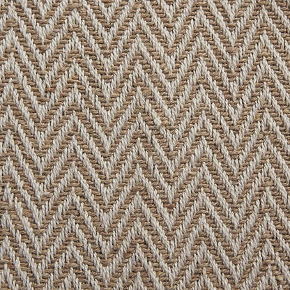 DII Woven Basic Tabletop Collection Chevron Table Runner, 15x72, Stone
