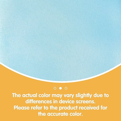 BRILLMAX 6 Pack Light Blue Tablecloths for 6 Foot Rectangle Tables 60 x 102 Inch - 6ft Rectangular Bulk Linen Polyester Fabric Washable Cloth Cover for Wedding Reception Banquet Birthday Party