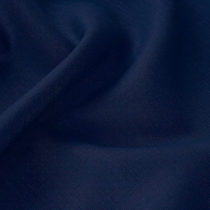 D'Moksha Homes Navy Blue Linen Tablecloth 60 x 108 Inch - 100% Pure Linen Navy Table Cloth for Rectangle Tables - Classic Hemstitch, Machine Washable Tablecloth for Fall, Autumn and Halloween