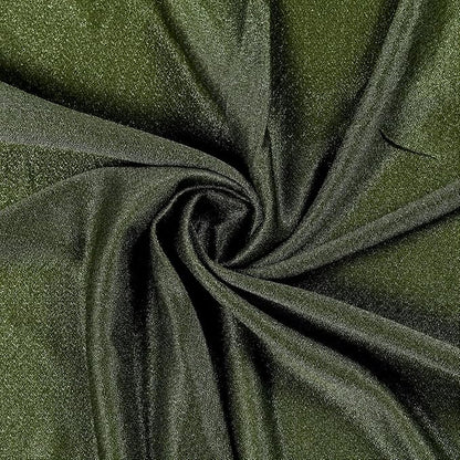 VDS Pack of 2 Panel (30 Inch X 20 Feet) Wedding Arch Draping Fabric Sheer Chiffon Fabric Drapery for Wedding Ceremony Reception Swag Backdrop Canopy Chuppah ARBO Altars Decoration (Olive)