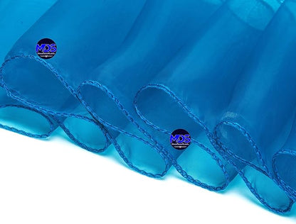 MDS Pack of 300 PCS Organza Chair Sashes Wider Dining Chair Bows Ribbon Tie Back for Wedding Party Birthday Bridal Shower Reception Event Banquet Home Chair Cover Decoration - Dark Teal